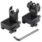 Flip Up Rear Front Aluminum Alloy Tactical Sight Set