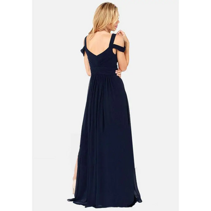 Floor Length Elegant Greek Style Maxi Dress