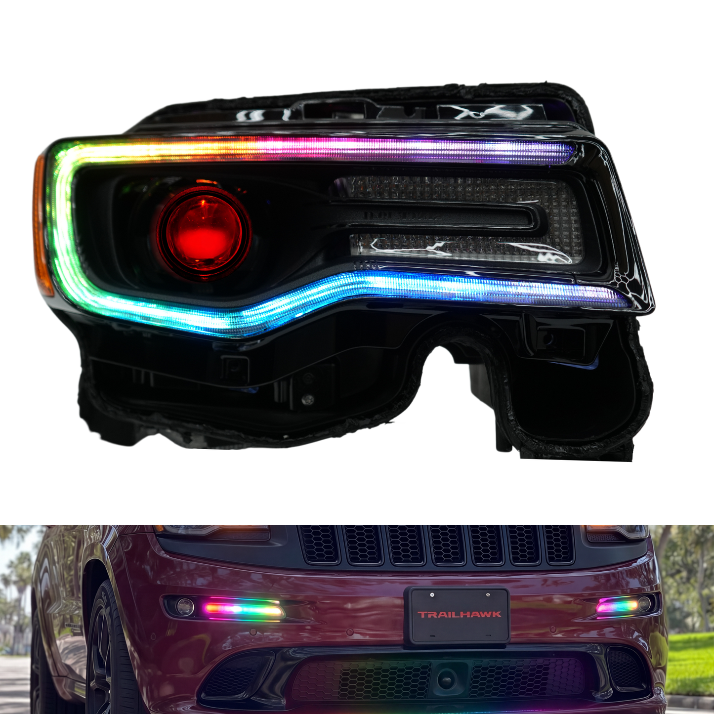 Jeep Grand Cherokee Multicolor DRL Boards (2014-2021)