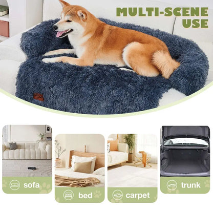 Fluffy Plush Dog Couch Bed Mat