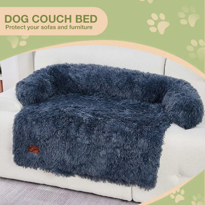 Fluffy Plush Dog Couch Bed Mat