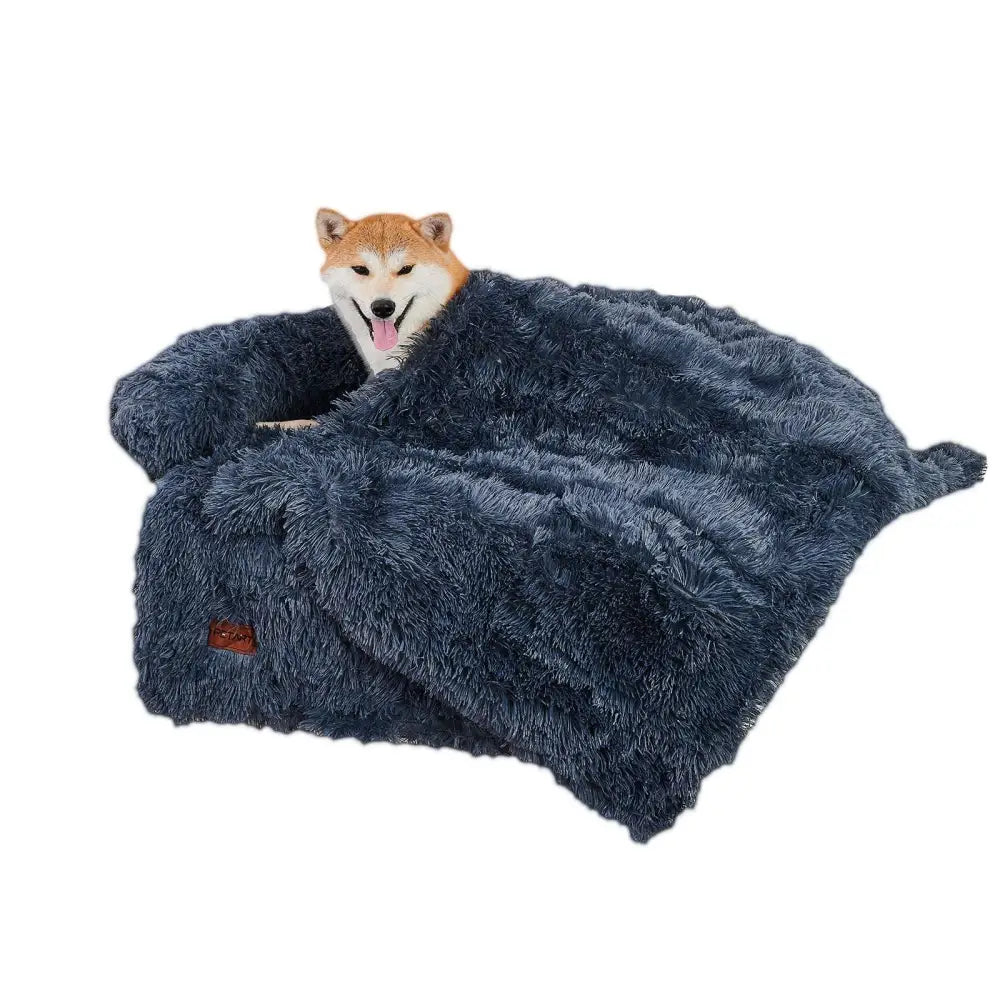Fluffy Plush Dog Couch Bed Mat