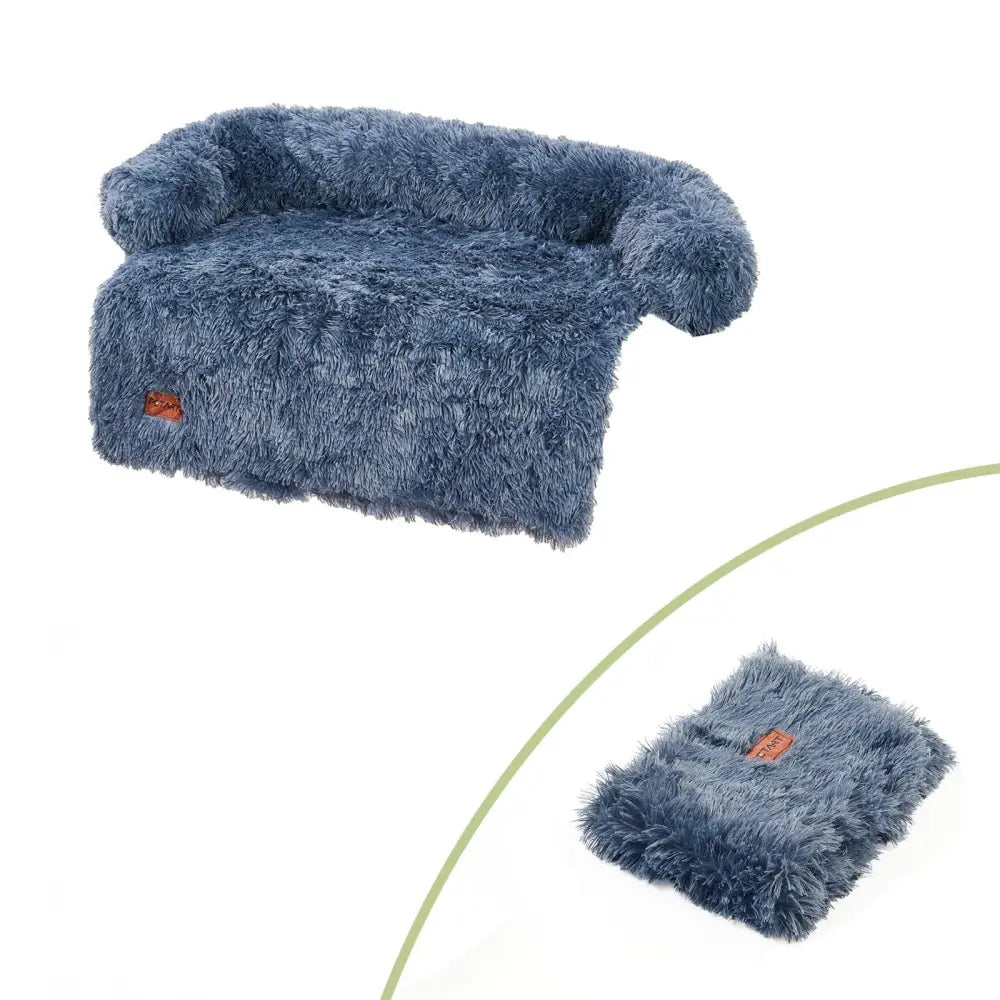 Fluffy Plush Dog Couch Bed Mat