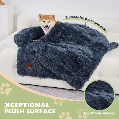 Fluffy Plush Dog Couch Bed Mat