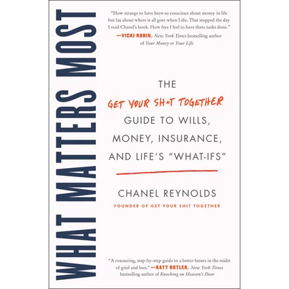 What Matters Most: The Get Your Shit Together Guide to Wills, Money, Insurance, and Life's What-Ifs - Paperback