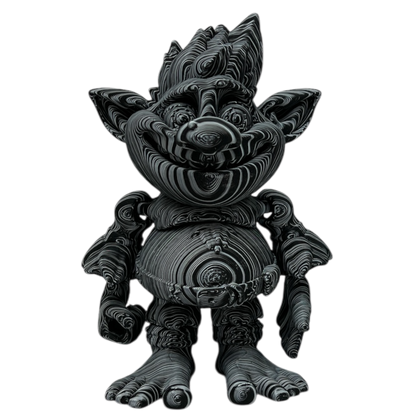 Troublesome Troll  - Black and White