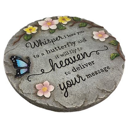 Cement Garden Butterfly Stepping Stone -