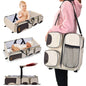 Foldable 3-in-1 Tote Bag Baby Bed Changing Station Travel Carrycot