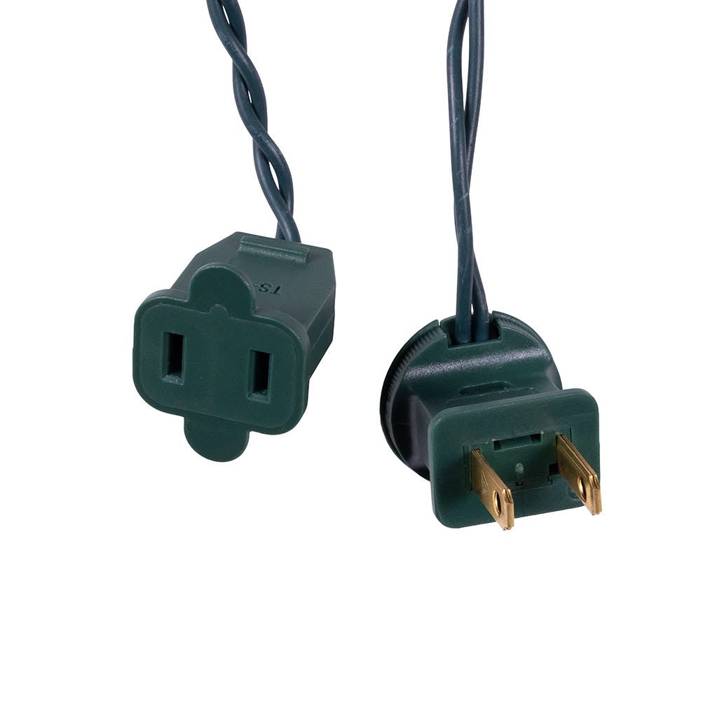 Jingle Bright 100 LED Light Set - Purple - Green Wire