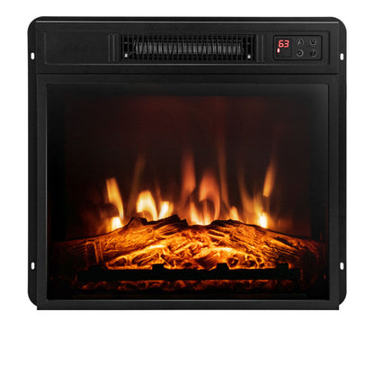 18/23 Inch Electric Fireplace Inserted with Adjustable LED Flame-23 inches