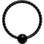 20G 5/16 Black Anodized So Twisted Captive Style Seamless Ring