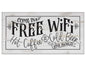 Free WiFi Hot Coffee & Cold Beer - Canvas