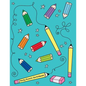 Perky Pencils Sketchbook: Jumbo Drawing Pad For Sketching, Doodling And Coloring - Paperback