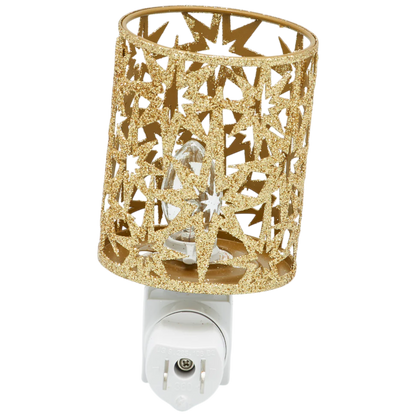 Gold Star Cutout Pattern Night-Light