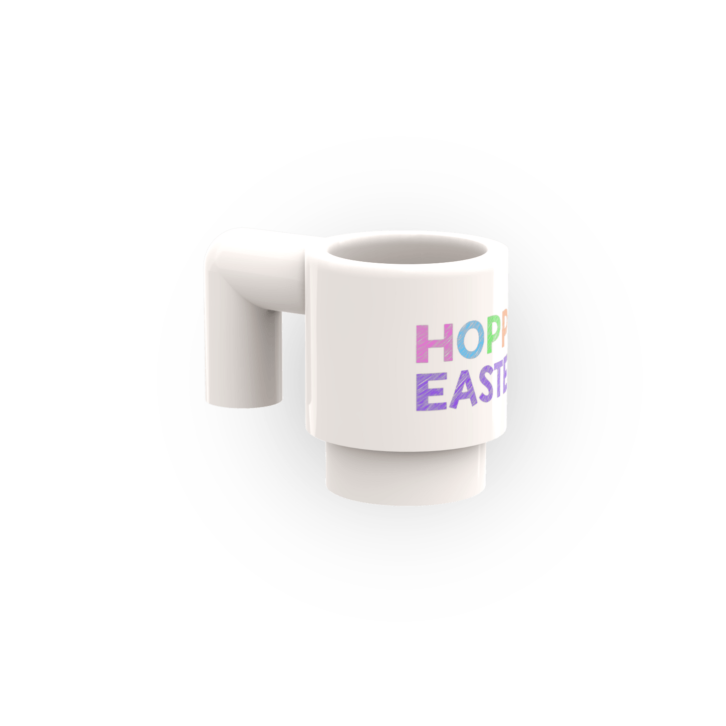Hoppy Easter Drink Cup - Custom Printed Part - Made With a LEGO® Part