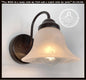 Frosted Milk Glass Wall Light