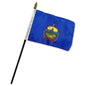 State of Vermont 4"x6" Stick Flag