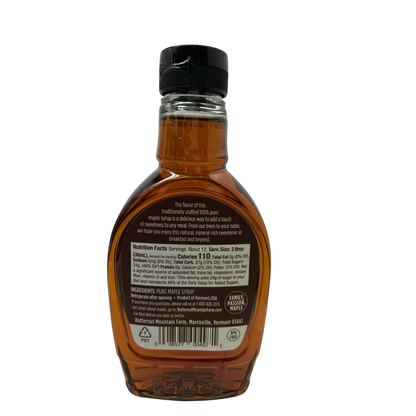 Vermont Maple Syrup Amber Rich Squeeze Bottle - 12 oz