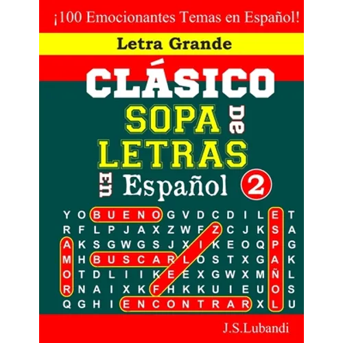 CLÁSICO SOPA De LETRAS En Español; 2 - Paperback