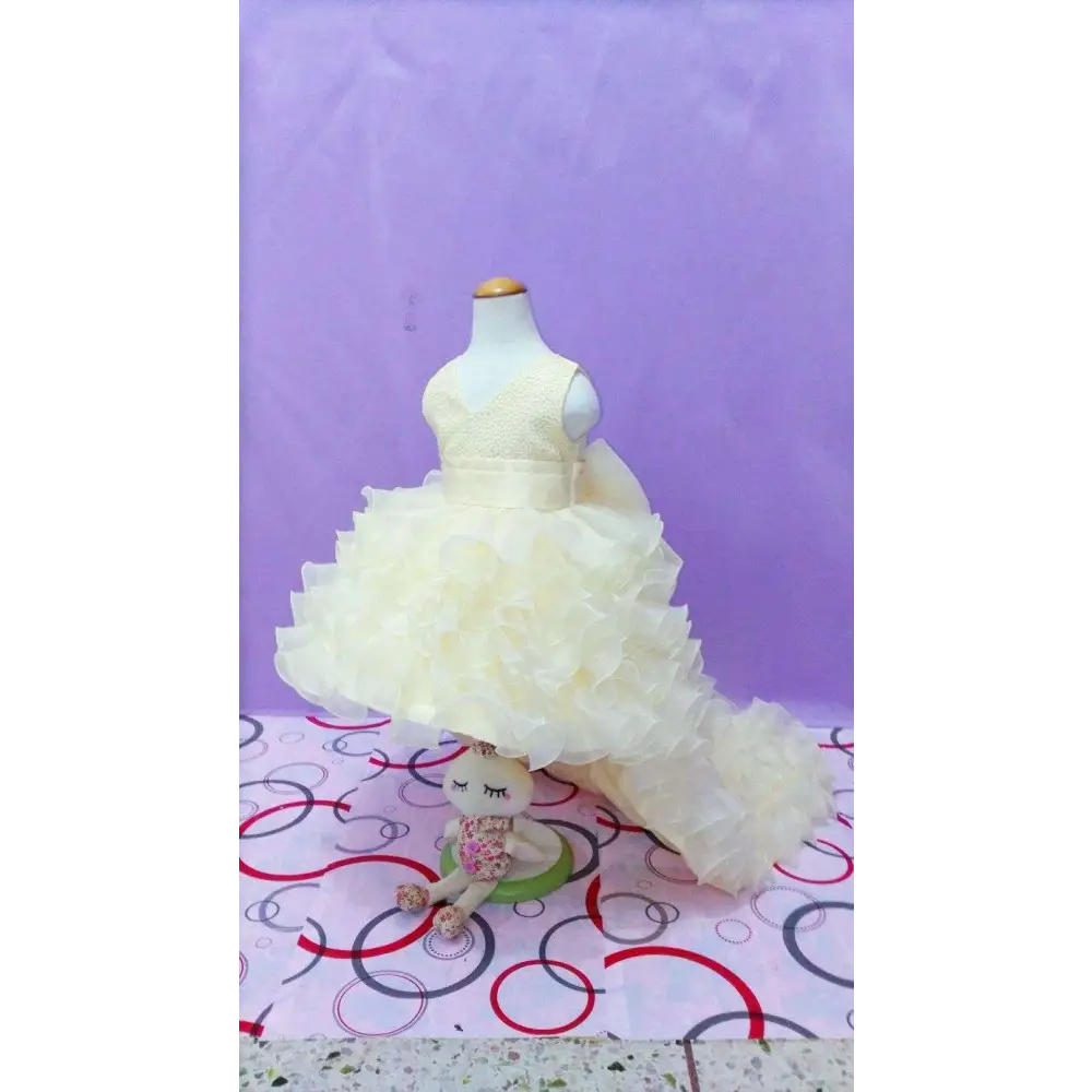 Fuchsia Layered Ruffled Dress Flower Girl Tuxedo