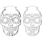 Sugar Skull Cutout Tunnel Plug Earrings
