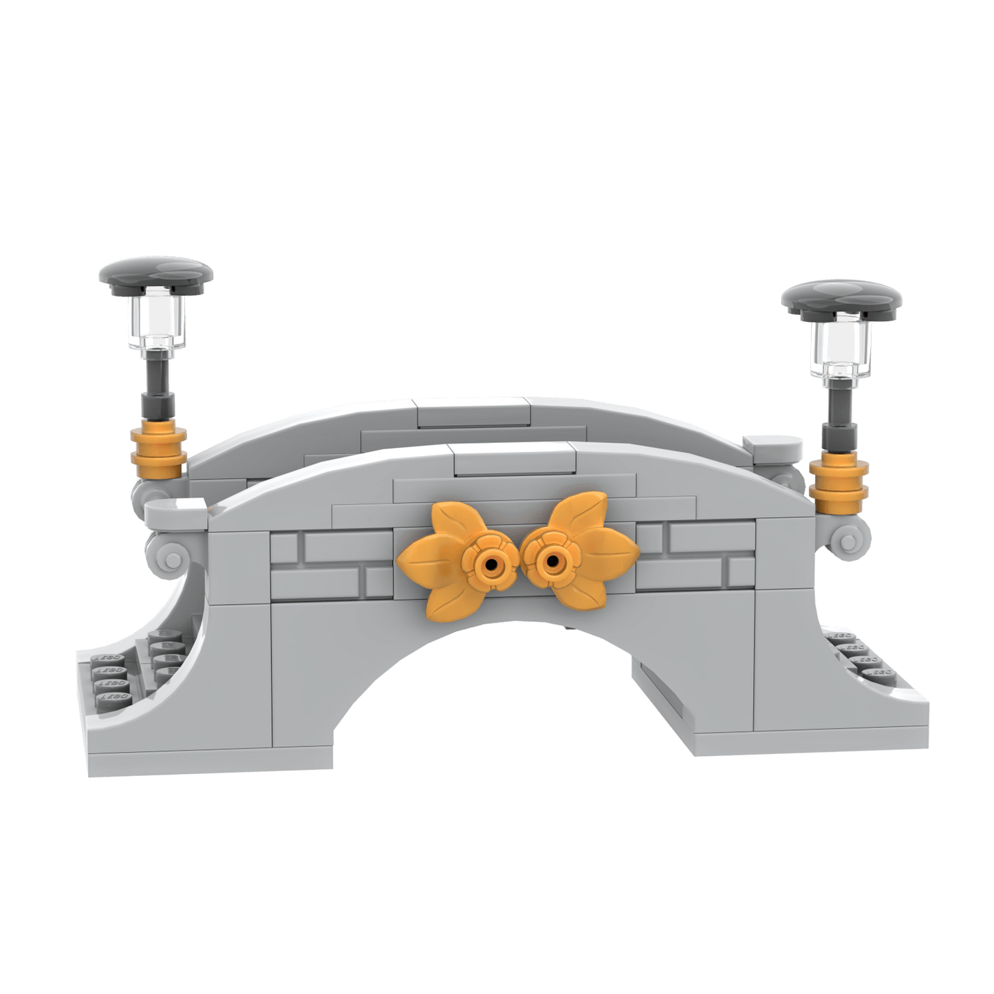 City Park Foot Bridge - Custom Brick Built Set - Made Using LEGO® Parts