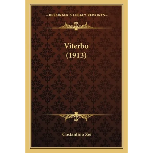 Viterbo (1913) - Paperback