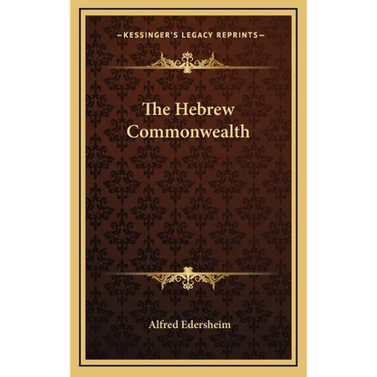 The Hebrew Commonwealth - Hardcover