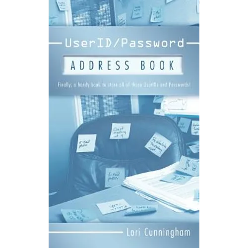 Userid/Password Address Book - Hardcover