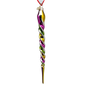 Rainbow Twister Glass Icicle -