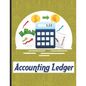accounting ledgers: for bookkeeping Accounting General Ledge, sustained and long lasting tracking and record keeping Size:8.5"x11" in 100 - Paperback