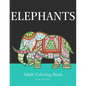 Elephants: Adult Coloring Book - Paperback