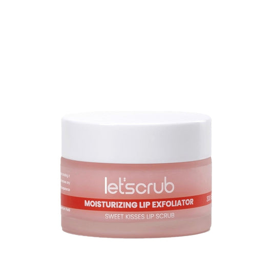 Let'scrub Sweet Kisses Lip Scrub - Moisturizing & Exfoliating Lip Care for Smooth, Soft Lips