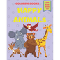 Happy Animals Coloring Books For kids Ages 3-8: Coloring Books For Toddlers and Kids Ages 3-8 Cute Animals 60 Pages - Paperback
