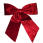 Jumbo Crushed Velour Bow - 20" x 22"