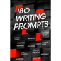 180 Writing Prompts: For Parents & Teachers (Grades 3-7) - Paperback