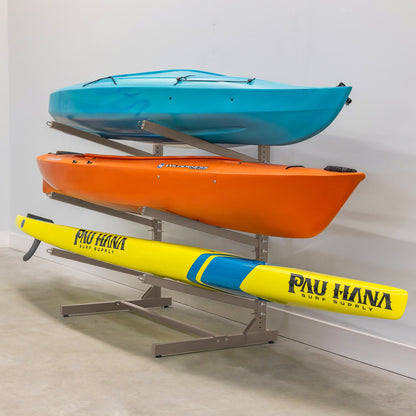 G-Watersport 3 Kayak & Canoe Rack | 3 Levels | Mud