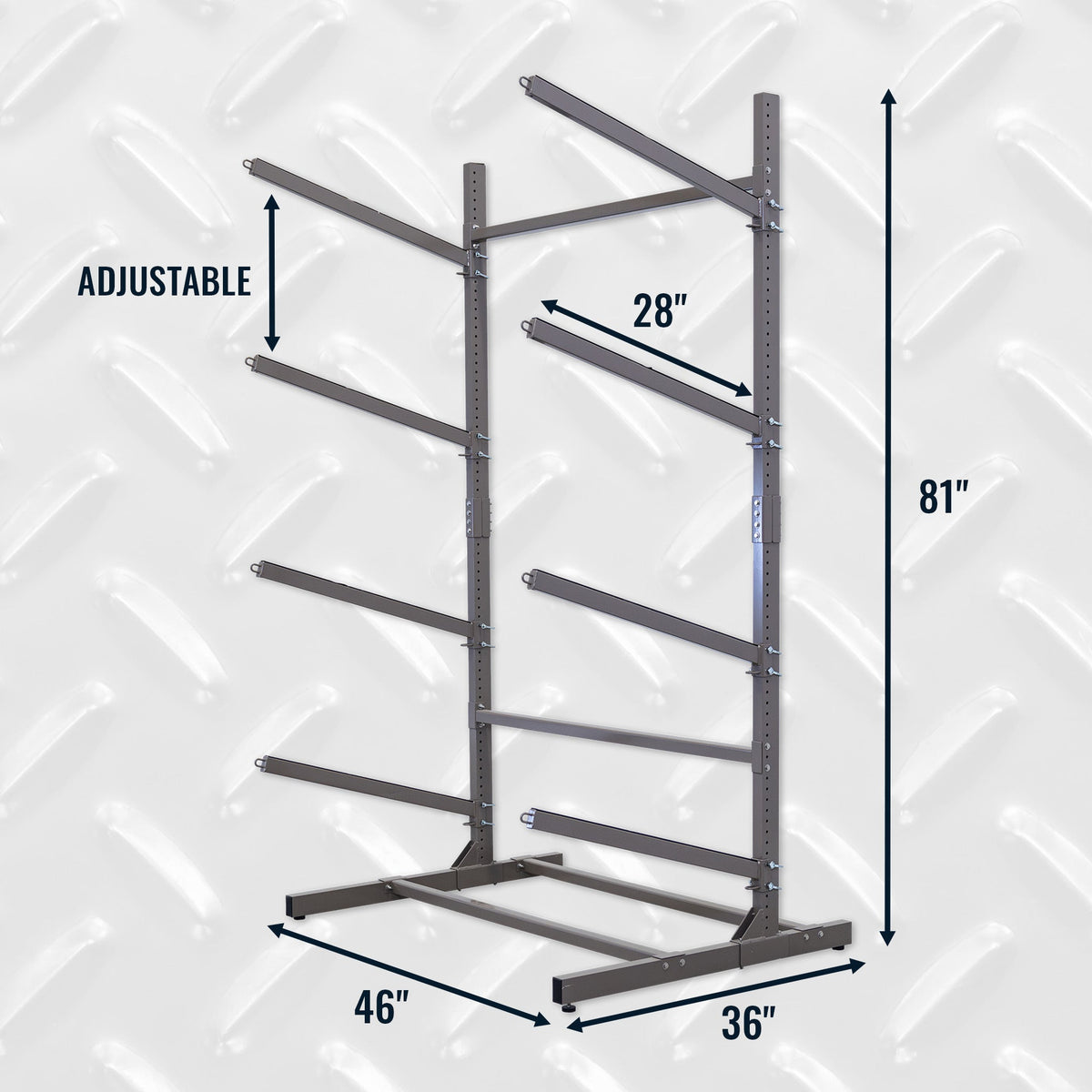 G-Watersport 4 Kayak & Canoe Rack | 4 Levels | Mud