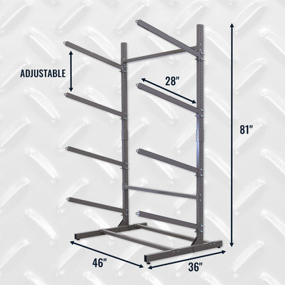 G-Watersport 4 Kayak & Canoe Rack | 4 Levels | Mud