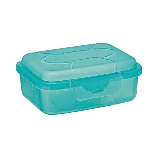 Flink & Sauber Mini Rectangular Food Storage Container - Portable Snack Box for On-the-Go, Lunch Box, Snack Storage