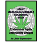 Adult Marijuana Mandala Colouring Book - Paperback