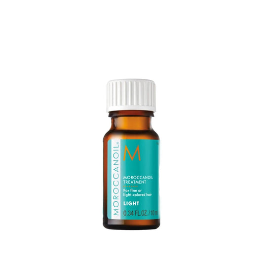 Moroccanoil Light Treatment - Lightweight Hair Care Oil for Fine or Blonde Hair, 0.34 fl oz Travel Size