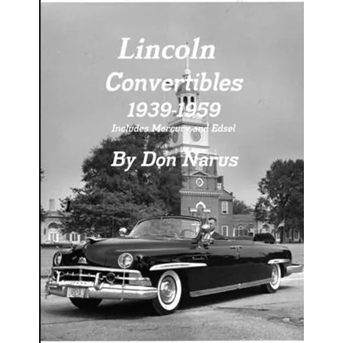 Lincoln Convertibles 1939-1959 - Paperback