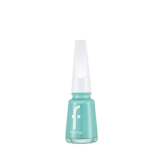 Flormar Flormar Nail Enamel 552 Soft Turquoise - Long Lasting, High Pigment Nail Polish with Mineral Enrichment