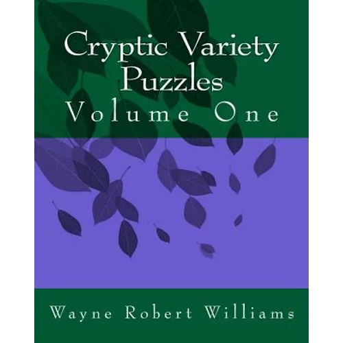 Cryptic Variety Puzzles Volume 1 - Paperback