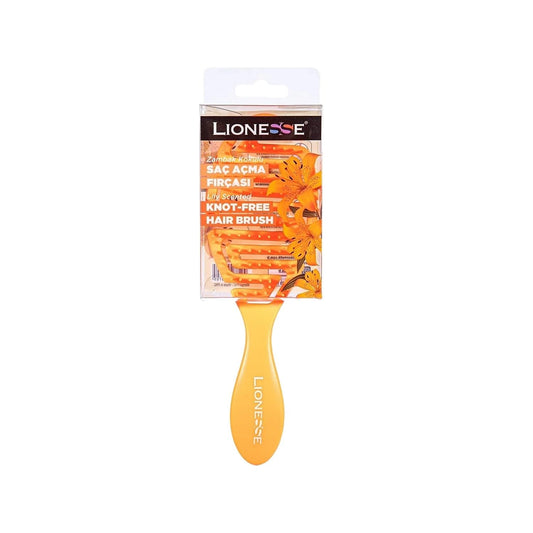 Lionesse Aromatic Lily Scented Hair Brush for Detangling & Styling - Gentle Hair Care Tool with Pleasant Fragrance
