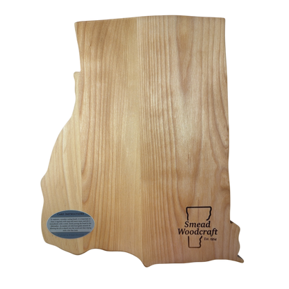 Vermont Artisan  Shape Of Rhode Island  Cutting Board