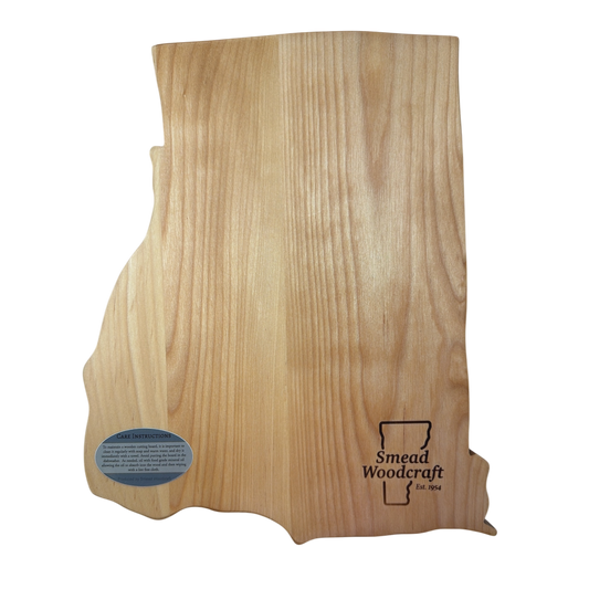Vermont Artisan  Shape Of Rhode Island  Cutting Board
