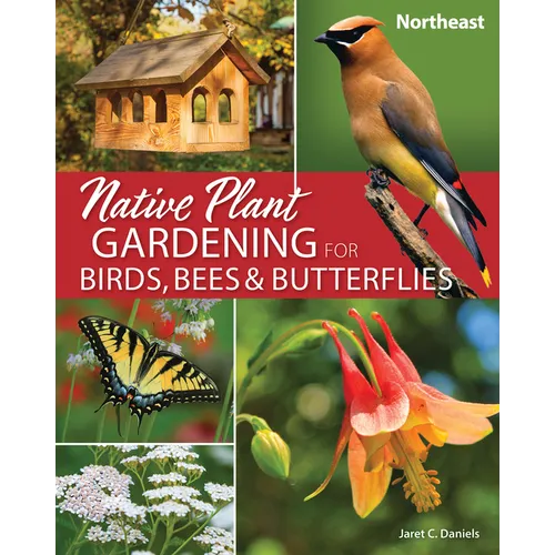 Native Plant Gardening for Birds, Bees & Butterflies: Northeast - Paperback