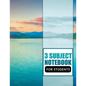 3 Subject Notebook For Students - Paperback